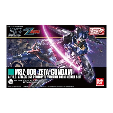 Bandai Gunpla HGUC Zeta Gundam MSZ-006 1:144